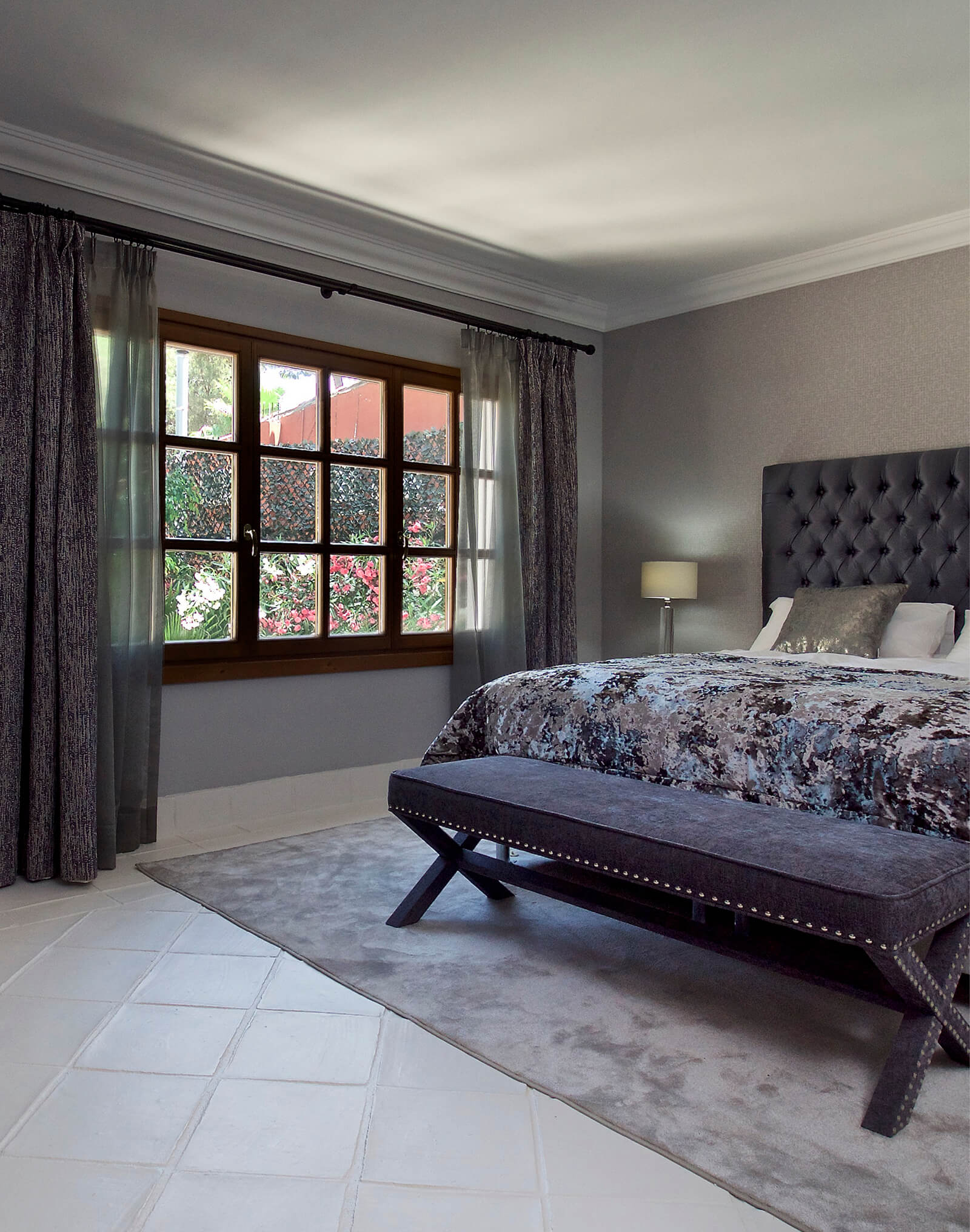 Authentic Andalucian Villa bedroom left