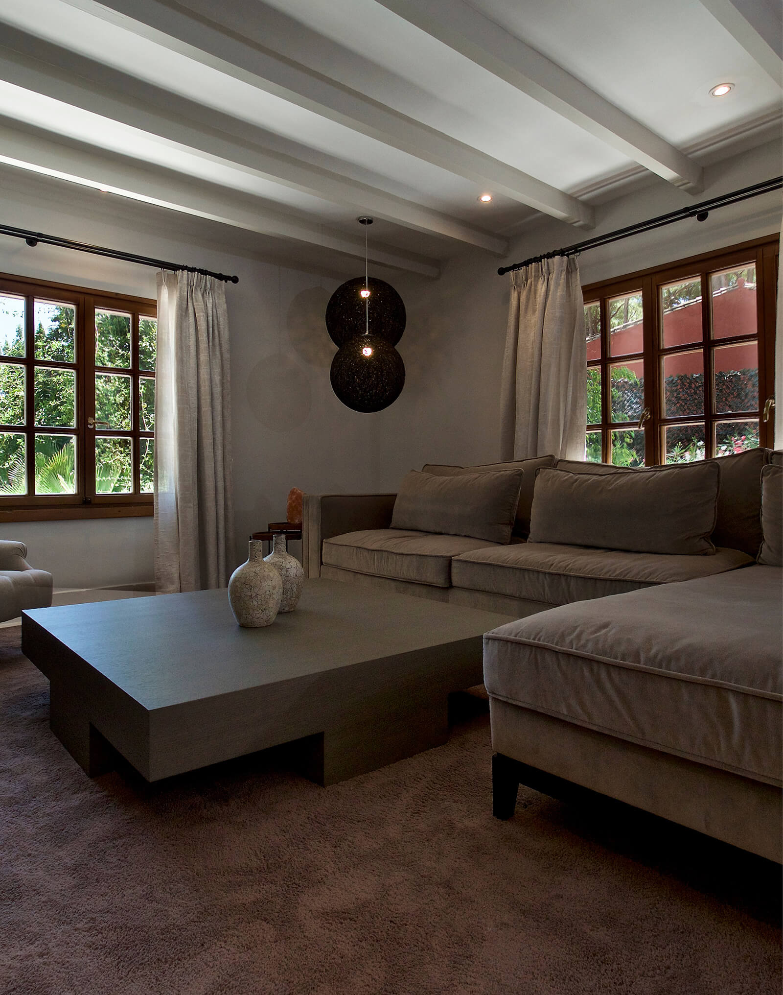 Authentic Andalucian Villa corner sofa