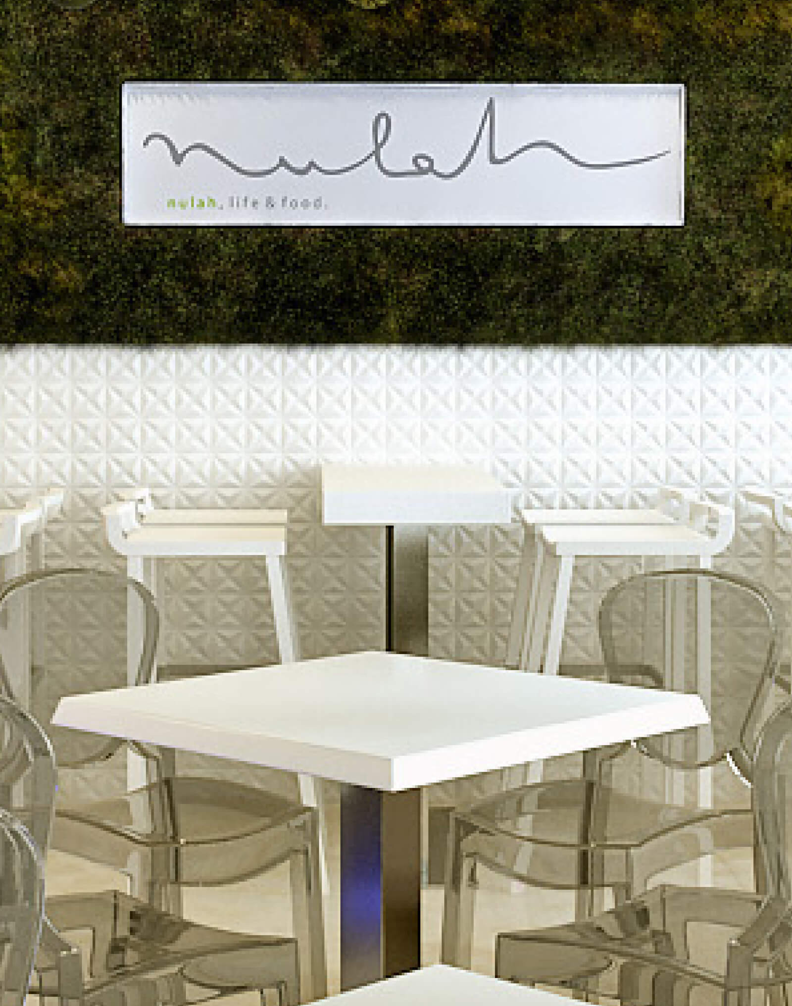Mulah Cafe tables