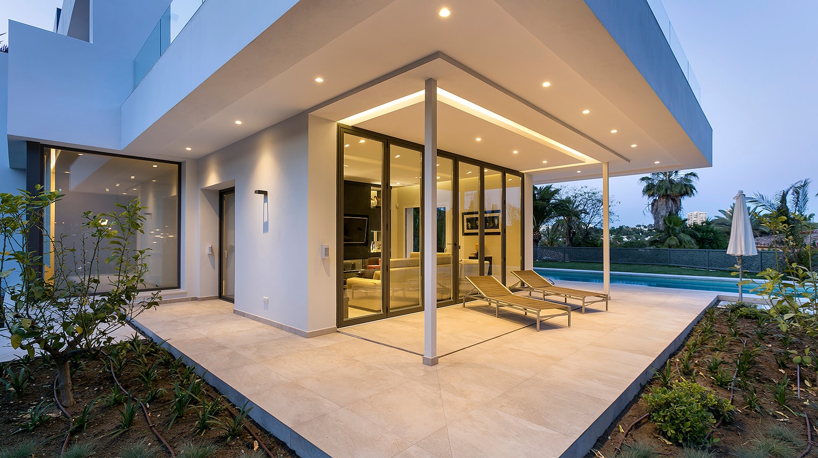 Luxurious New Build Villa terrace