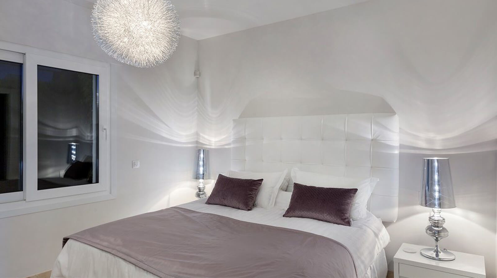 Contemporary Villa Renovation bed