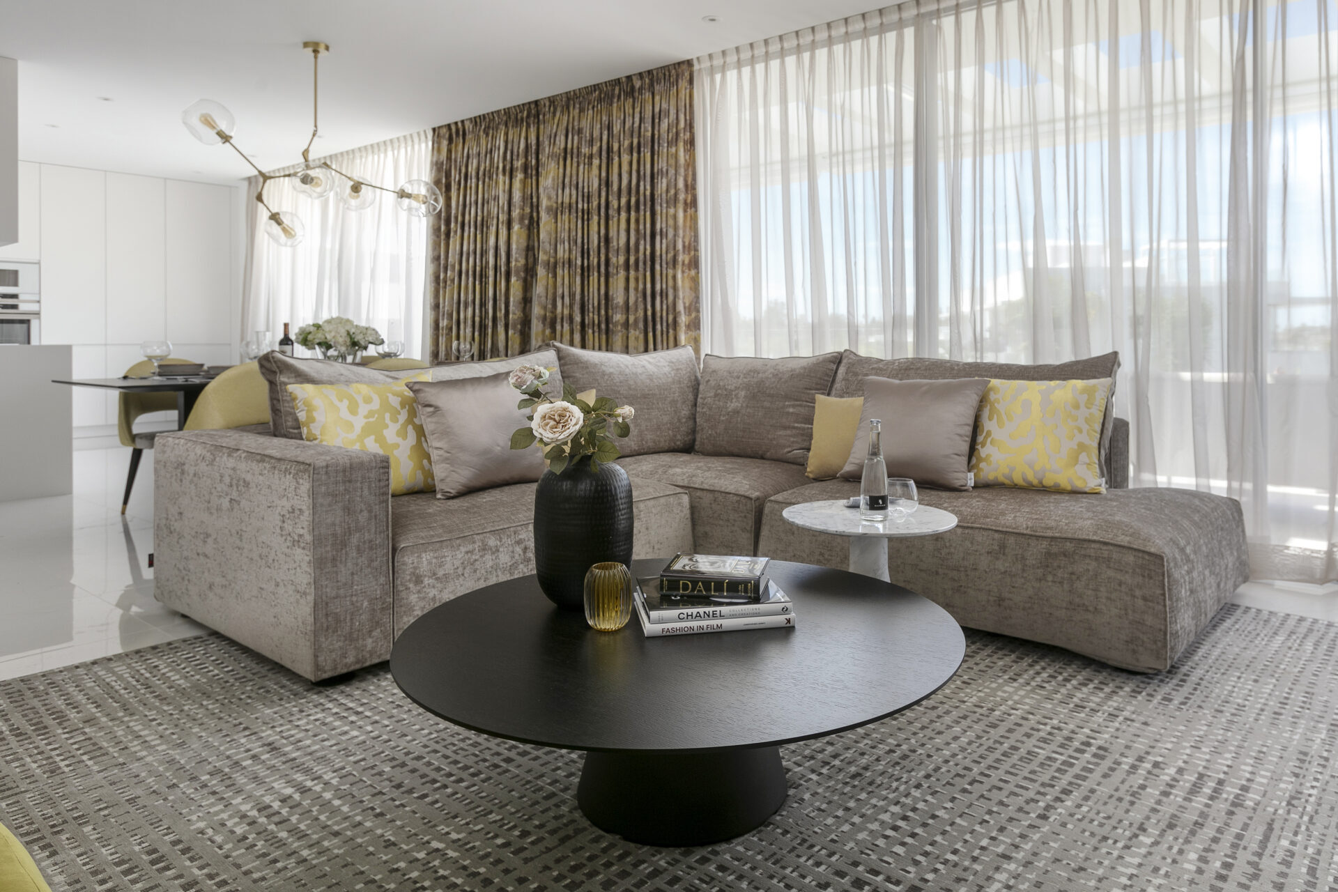 Luxury Penthouse Apartment Living Room Sofa