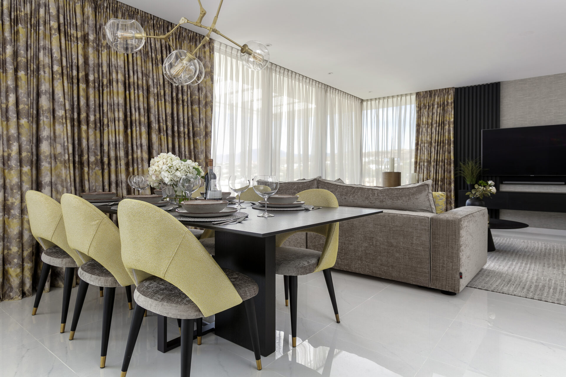 Luxury Penthouse Apartment Open Plan Living Area